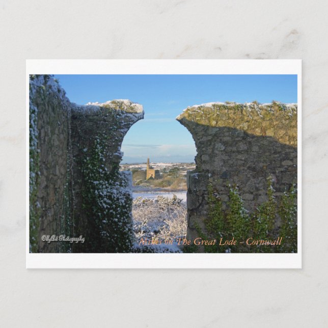 The Great Lode Mines of Coenwall Postcard (Front)