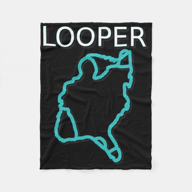 The Great Loop Looper Boating  Fleece Blanket (Front)
