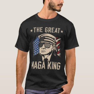 The Great Maga King Funny Trump Ultra Maga And Pro T-Shirt