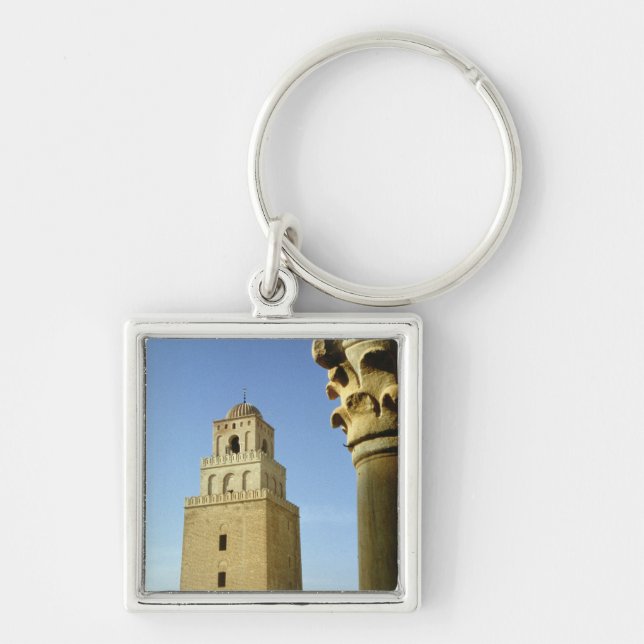 The Great Mosque, Aghlabid, 836-875 AD Keychain (Front)