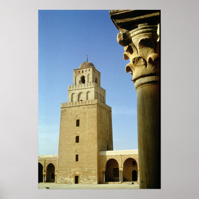 The Great Mosque, Aghlabid, 836-875 AD Poster (Front)