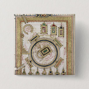 The Great Mosque of Mecca 2 Inch Square Button