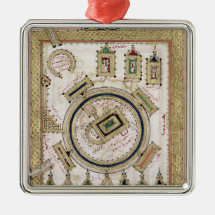 The Great Mosque of Mecca Metal Ornament
