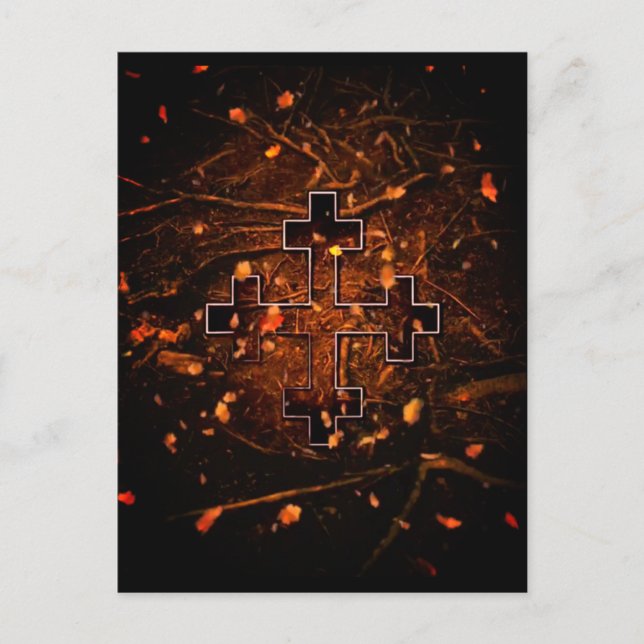 The Great Mother (Earth) Māra cross Postcard (Front)