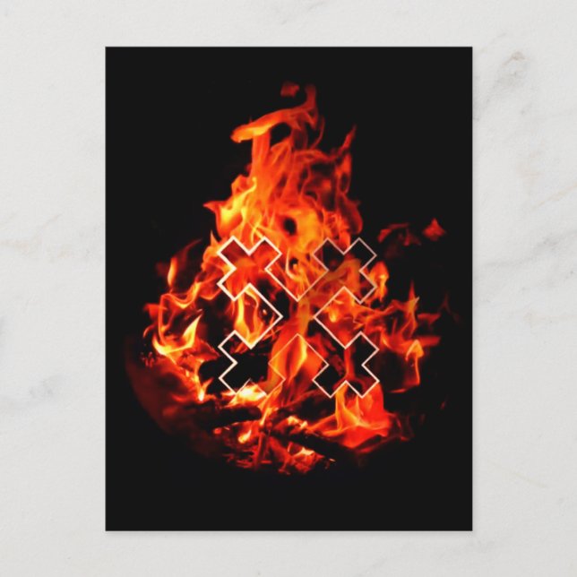 The Great Mother (Fire) Māra cross Postcard (Front)