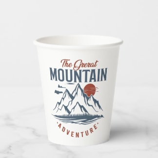 The Great Mountain Adventure Paper Cups