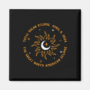 The Great North American Total Solar Eclipse April Magnet