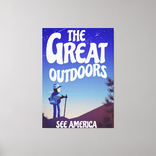 The Great Outdoors. Canvas Print