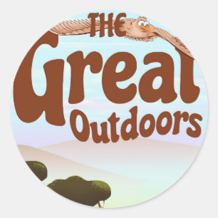 The Great Outdoors Classic Round Sticker