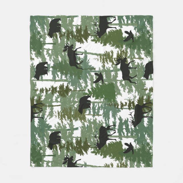 The Great Outdoors Fleece Blanket (Front)