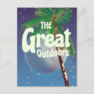 The Great Outdoors Palm and Moon Postcard