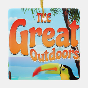 The Great Outdoors Toucan Ceramic Ornament
