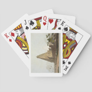 The Great Pagoda, Tanjore, plate XXIV from 'Orient Playing Cards
