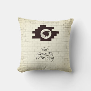 The Great Pig In The Sky Throw Pillow
