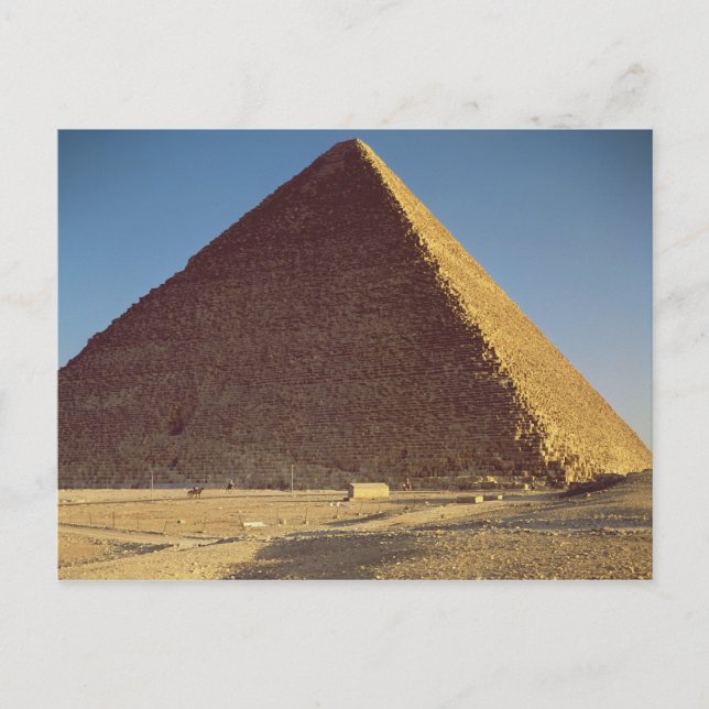 The Great Pyramid of Khufu  Old Kingdom Postcard (Front)