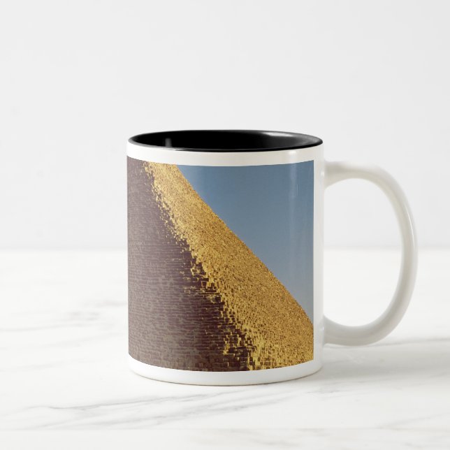 The Great Pyramid of Khufu  Old Kingdom Two-Tone Coffee Mug (Right)