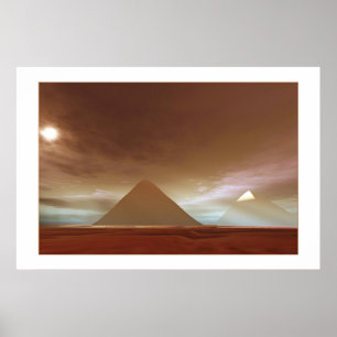 THE  GREAT  PYRAMIDS  PRINT