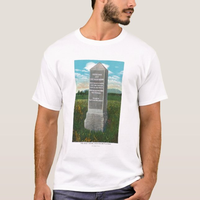 The Great Ravine of the Saratoga Battlefield T-Shirt (Front)