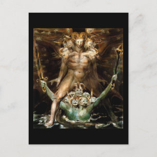 The Great Red Dragon and the Beast from the Sea Postcard