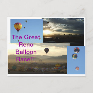 The Great Reno Balloon Race!!! Postcard