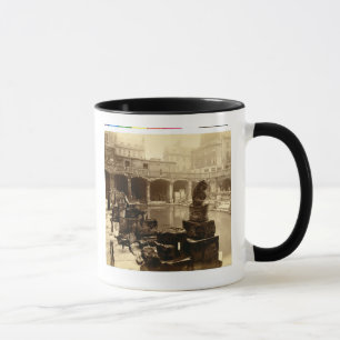 The Great Roman Bath, Bath (b/w photo) Mug
