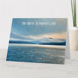 The Great Sacandaga Lake - note card - impressions