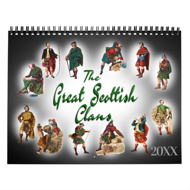 The Great Scottish Clans Calendar (Cover)