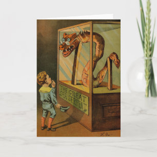 "The Great Sea Serpent" Greeting Card