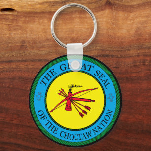 The Great Seal of Choctaw Nation of Oklahoma Keychain