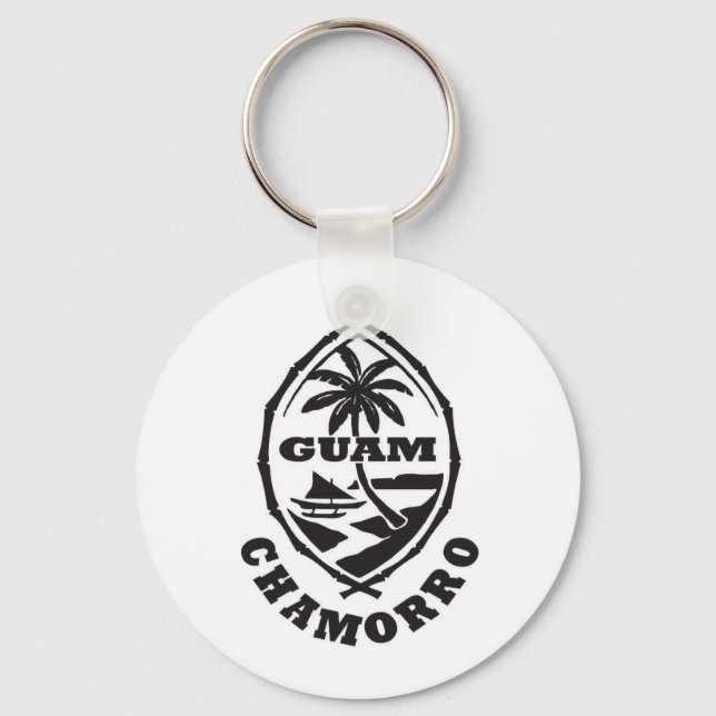The great seal of Guam Keychain (Front)