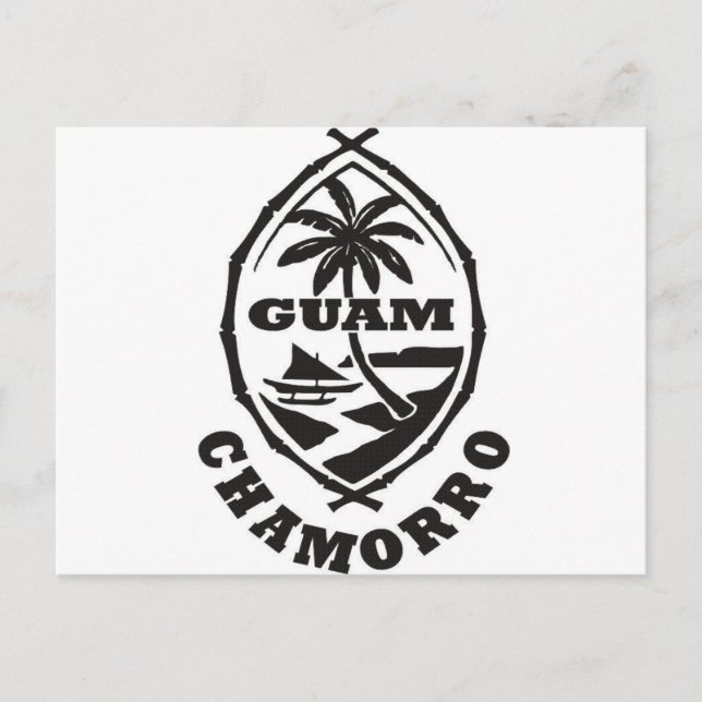 The great seal of Guam Postcard (Front)