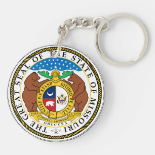 The Great Seal of Missouri state  Keychain