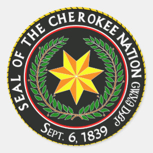 The Great Seal Of The Cherokee Nation Oklahoma 