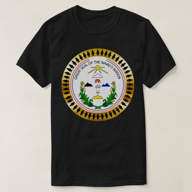 The Great Seal Of The Navajo Nation  T-Shirt (Design Front)
