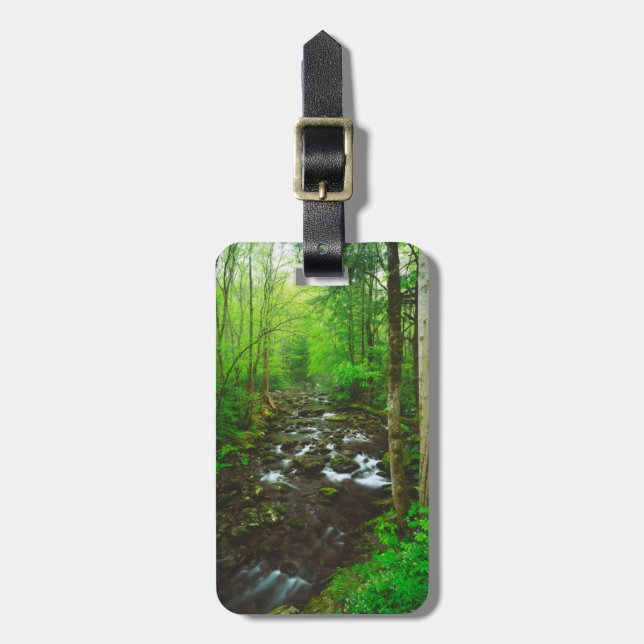The Great Smoky Mountains Luggage Tag (Front Vertical)
