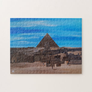 The Great Sphinx and the Pyramid of Khafre Jigsaw Puzzle