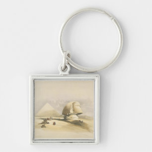 The Great Sphinx and the Pyramids of Giza, from "E Keychain