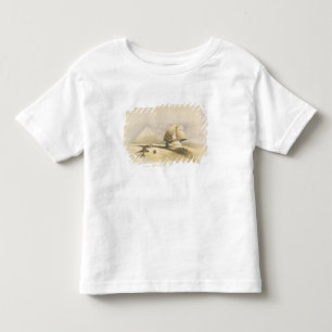 The Great Sphinx and the Pyramids of Giza, from "E Toddler T-shirt