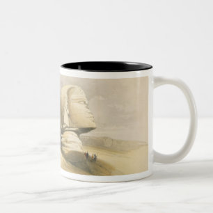 The Great Sphinx and the Pyramids of Giza, from "E Two-Tone Coffee Mug