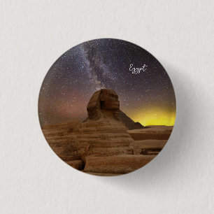 The Great Sphinx Of Giza 1 Inch Round Button