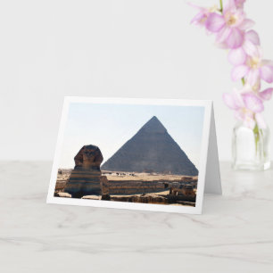 The Great Sphinx Of Giza, Pyramids Of Giza, Cairo Card