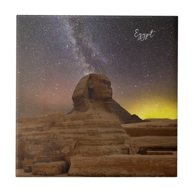 The Great Sphinx Of Giza Tile (Front)