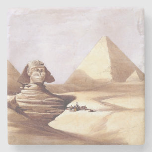 The Great Sphinx, Pyramids of Giza Stone Coaster