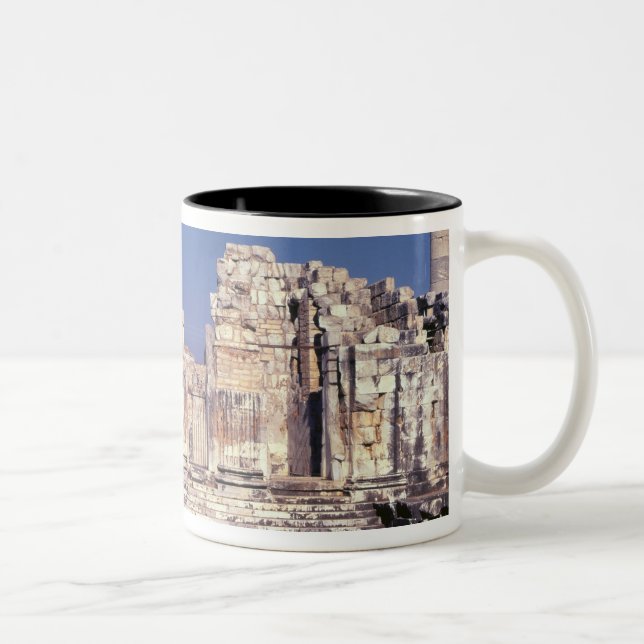 The Great Staircase of the Temple of Apollo Two-Tone Coffee Mug (Right)