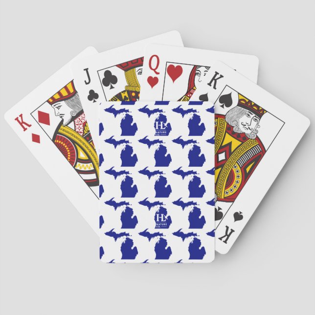 The Great State of Michigan Playing Cards (Back)