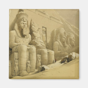The Great Temple of Abu Simbel, Nubia, from "Egypt Magnet
