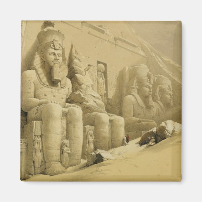The Great Temple of Abu Simbel, Nubia, from "Egypt Magnet (Front)