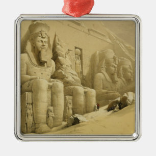 The Great Temple of Abu Simbel, Nubia, from "Egypt Metal Ornament