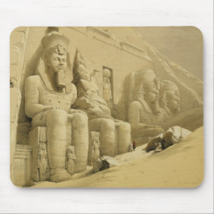 The Great Temple of Abu Simbel, Nubia, from "Egypt Mouse Pad