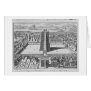 The Great Temple of Vitsliputsli in Mexico City, i